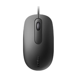 RAPOO Optical Mouse N200 (เม้าส์มีสาย) Model : MSN200-BK