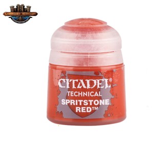 [P360พร้อมส่ง] Citadel : TECHNICAL: SPIRITSTONE RED (12ML) สีอะคริลิคสำหรับทาโมเดล