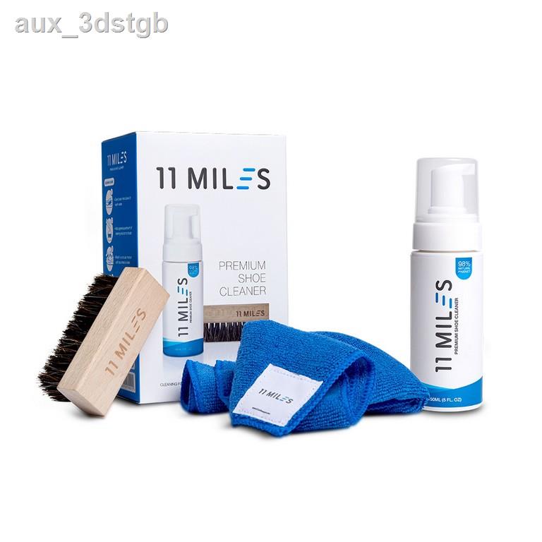 ▨●ชุดเซตน้ำยาทำความสะอาดรองเท้า “11MILES” Premium Shoe Cleaner