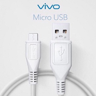 สายชาร์จ VIVO  แท้  ยาว 1เมตร รองรับกระแสไฟ 5V- 2A ใช้ได้กับมือถือทุกรุ่นที่เป็น micro usb