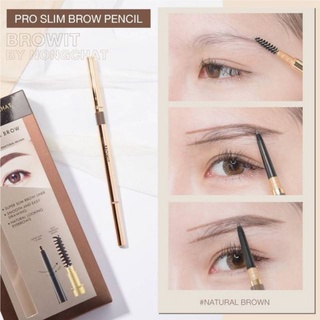 Browit By Nongchat Pro Slim Brow Pencil ดินสอเขียนคิ้วน้องฉัตร