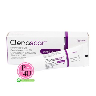 Clenascar Post Acne Gel 7/15g เจลใสดูแลรอยแผลจากสิว รอยแดง รอยดำ จางไวจริง