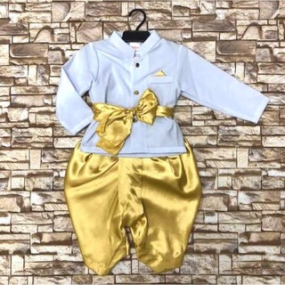 พร้อมส่ง ชุดไทย ชุดไทยราชประแตน ชุดไทยเด็ก ชุดไทยเด็กชาย ชุดราชประแตน ราชประแตน โจงกระเบน Thai kids suit boy costume