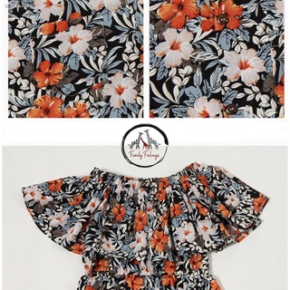 ชุดแม่ลูกparent-child wear❖┅Sally Summer Set ชุดครอบครัว คู่รัก พร้อมส่ง Family Feelings