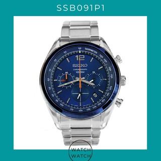 Seiko Mens Watch Quartz Chronograph SSB091P1 SSB091P SSB091