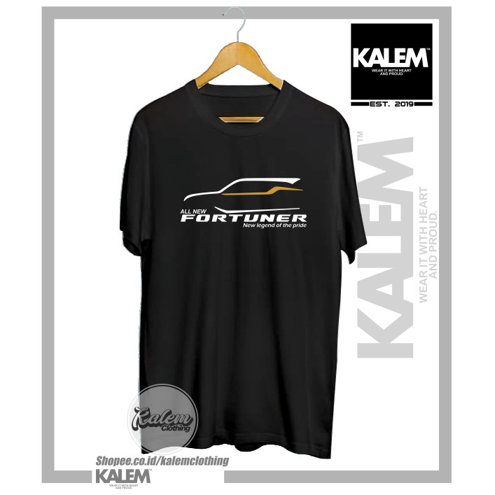 เสื้อยืด Toyota All New Fortuner T-Shirt Cool Distro - Kale Moslem
