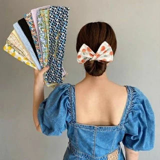 Magic Twisted Clip Bow ผ้าทำผมม้วนเป็นทรงโบว์ แบบใหม่ล่าสุด โบว์ผูกผม ผ้ารัดผม ผ้ามัดผม ยางรัดผม ผูกผม กิ๊บผม กิ๊บติดผม