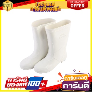 รองเท้าบูท PIPES สูง 12 นิ้ว เบอร์ 12 สีขาว อุปกรณ์นิรภัยสาธารณะ RUBBER BOOTS PIPES NO.12 12IN WHITE