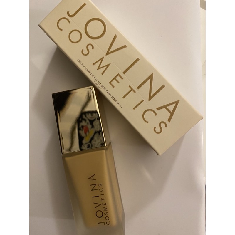 รองพื้น jovina เบอร์ 02 ของใหม่