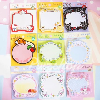 กระดาษโน๊ต Post it Sanrio ซานริโอ้ Kitty Mymelody Cinnamonroll Pompompurin Gedatama My Melody คิตตี้ มายเมโลดี้