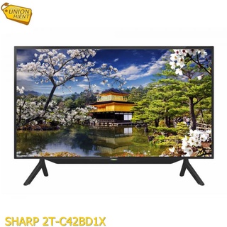 [ใส่โค้ด JUH7VWLX รับสูงสุด 1,000coin]SHARP AQUOS LED Full HD Digital TV 42BD1X 42 นิ้ว รุ่น 2T-C42BD1X(สินค้า1ชิ้น