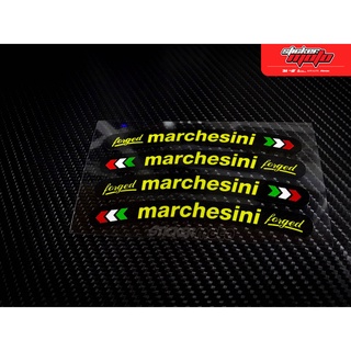 สติ๊กเกอร์ติดขอบล้อ Marchesini Rim 03