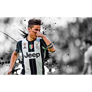 โปสเตอร์ เปาโล ดิบาล่า Paulo Dybala Juventus ยูเวนตุส Poster ของขวัญ ฟุตบอล Football รูปติดผนัง แต่งบ้าน แต่งคอนโด