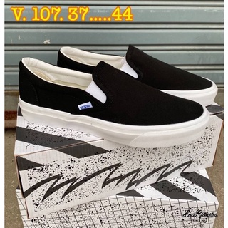 🛒Vans slip on สีดำ(original)พร้อมกล่อง🛍sz.37-44