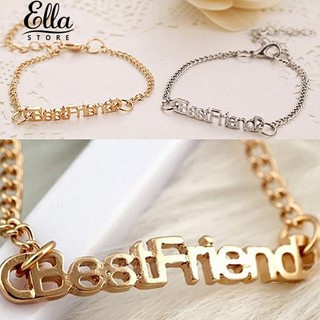 เครื่องประดับ สร้อยข้อมือ จี้ข้อความ Best Friend สำหรับเพื่อน