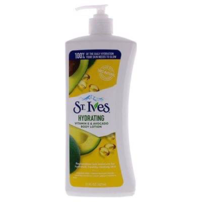 St. Ives Hydrating Hand & Body Lotion Vitamin E & Avocado 621ml.