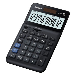 เครื่องคิดเลข ดำ คาสิโอ J-120F Calculator Black Casio J-120F