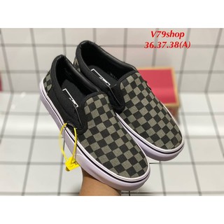 รองเท้าVans สลิปออน Grey black FullBox