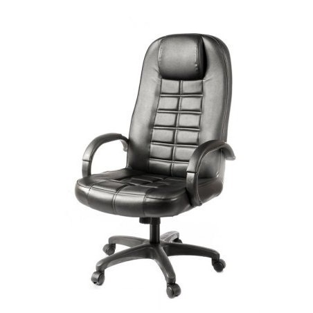 เก้าอี้สำนักงาน เก้าอี้ผู้บริหารใหญ่ มีสวิงหลัง รุ่น PR-156 หนัง PVC สีดำ เก็นเงินปลายทางได้ [COD]