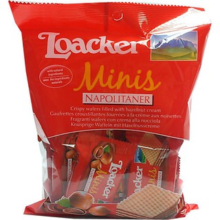 Loacker Mini Napolitaner 80g  ล็อคเกอร์มินินโปลิทาเนอร์ 80 กรัม