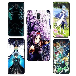 เคสโทรศัพท์พิมพ์ลายดาบ anime sword art 3 5 q reno 2 10 x z 5 a 9 pro 220