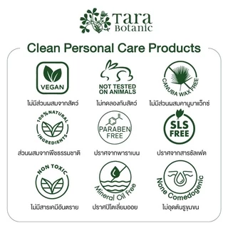 โพเมดจัดแต่งทรงผม ธารา วีแกน วอเตอร์เบส โพเมด Tara ฺBotanic Vegan Water-Based Pomade