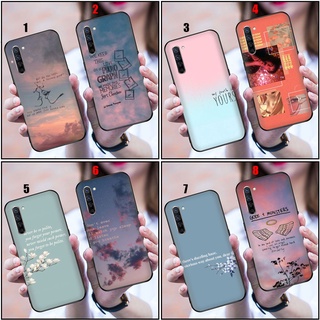 เคสโทรศัพท์มือถือแบบนิ่ม ลายเนื้อเพลงสีฟ้า ชมพู ALI23 M20N3 สําหรับ Samsung A11 A12 A21S A22 A31