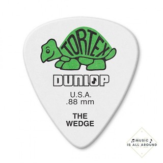 ปิ๊ก Dunlop รุ่น TORTEX WEDGE 0.88 mm เขียว (Made in USA)