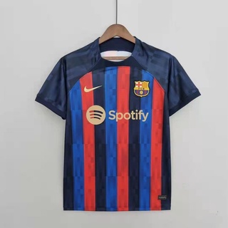 เสื้อฟุตบอล บาเซโลน่า ชุดหย้า เกรดแฟนบอล ปี 2022/23 Barcelona Home Jersey 2022/23 ( AAA )