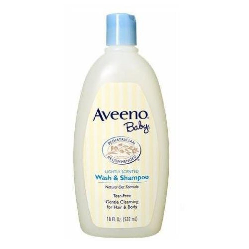 Aveeno Baby Wash &amp; Shampoo Lightly Scented with Natural Oat Extract