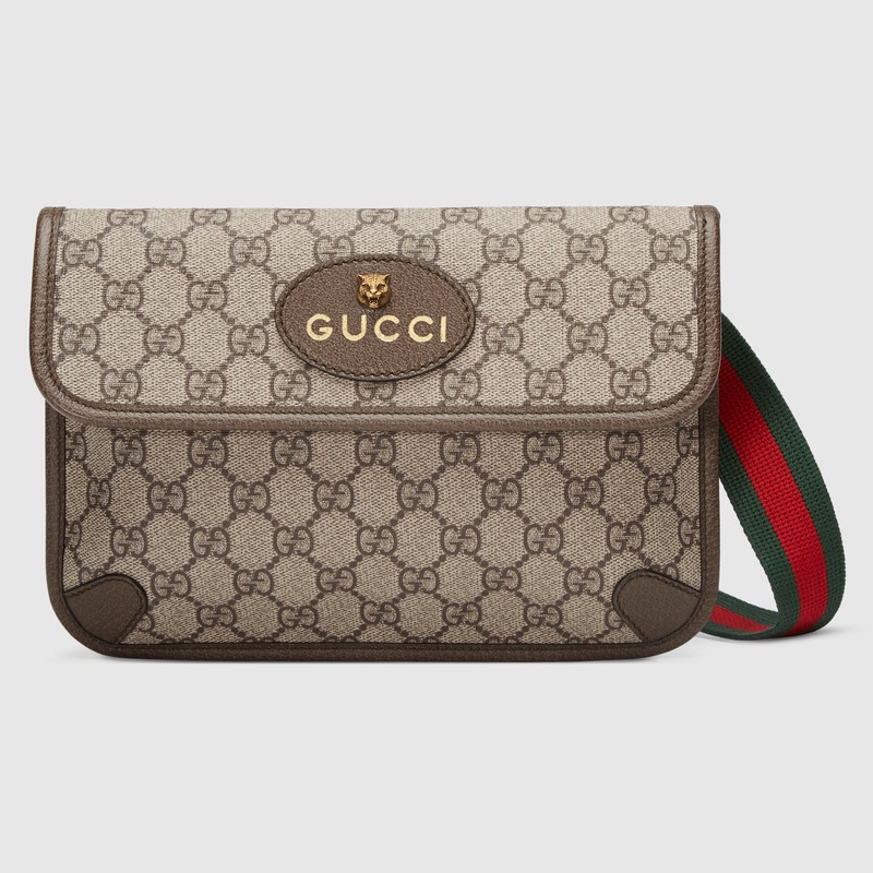 GUCCI Classic models 493930 9C2VT 8745 GG Supreme canvas fanny pack chest pack crossbody bag