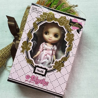 RARE 7 inches Lilmited CWC Doll Middie Blythe Little Lily Brown Japan ตุ๊กตาบลายธ์ ลิตเติ้ล ลิลลี่ บราวน์ มิลค์