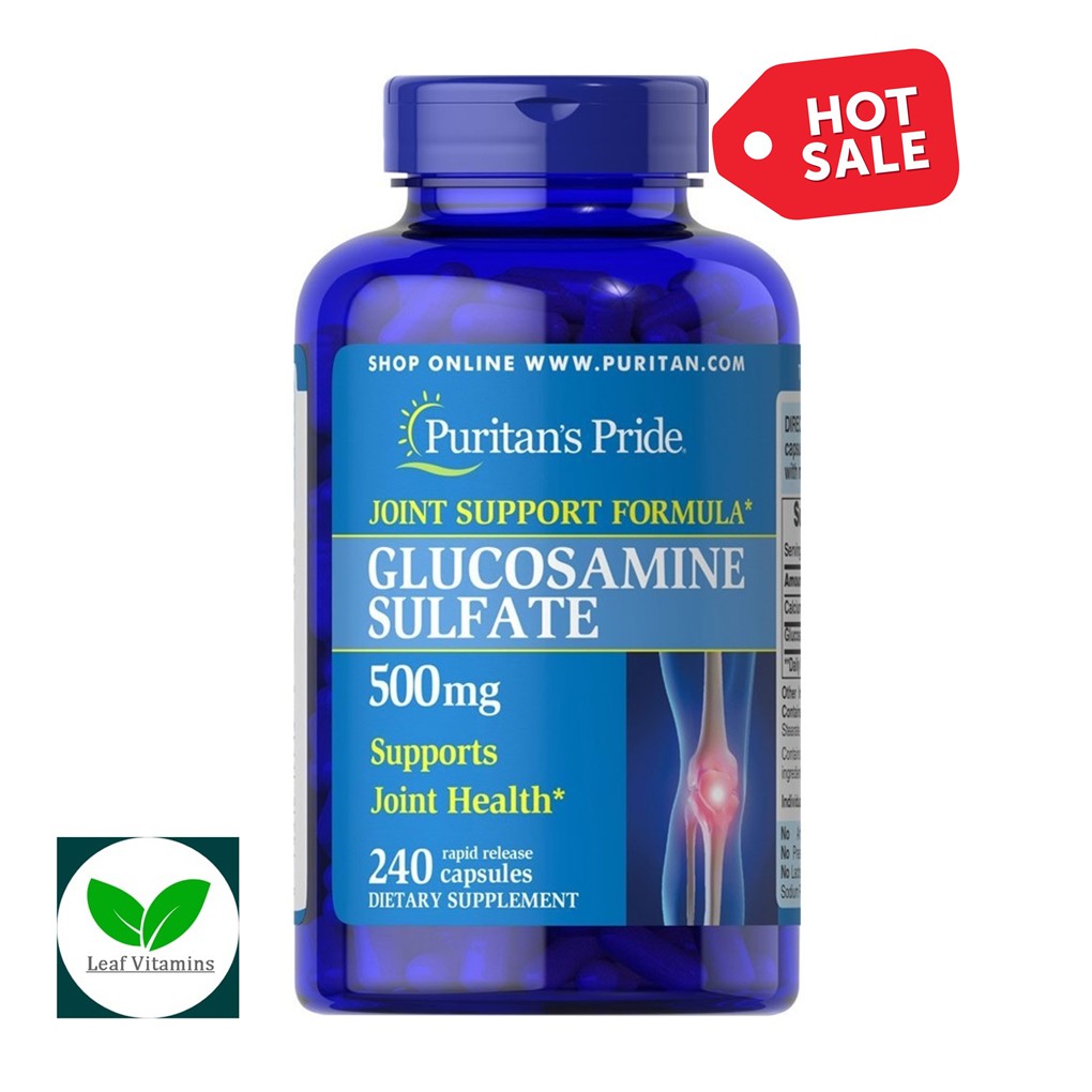 Puritan's Pride Glucosamine Sulfate 500 mg / 240 Capsules