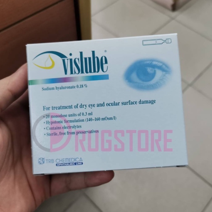Vislube น้ำตาเทียม วิสลูป แบบหลอด 20 หลอด ของแท้ ราคาส่ง ...