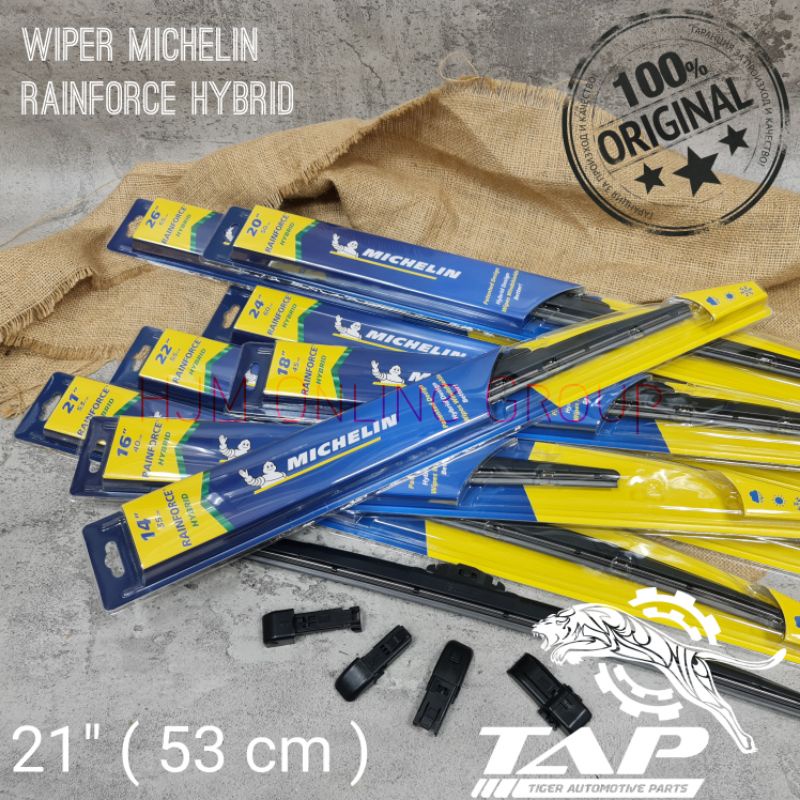 MICHELIN RAINFORCE HYBRID 21" INCH 53CM กรอบเดิมไร้สาย WIPER BLADE