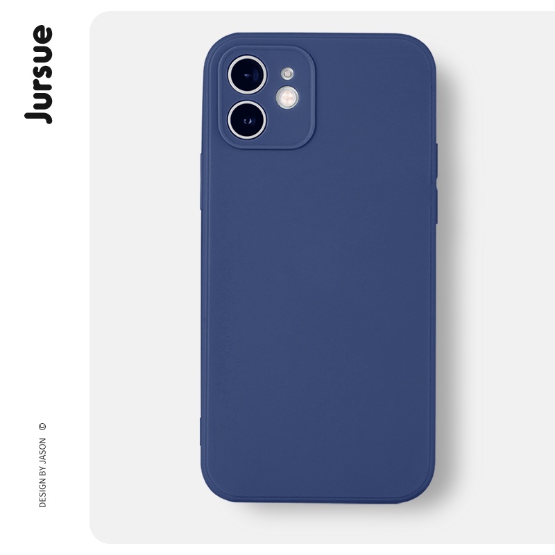 JURSUE เคสไอโฟน เคสซิลิโคนนุ่มกันกระแทก เคสโทรศัพท์ Compatible for iPhone 15 14 13 12 11 Pro Max SE 2020 X XR XS 8 7 6 6S Plus พลัส XYO4