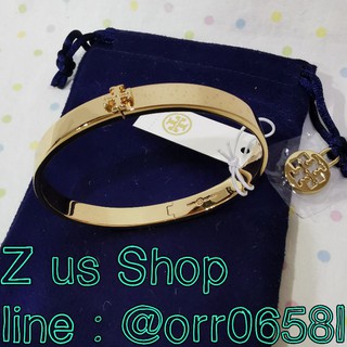 TORY BURCH KIRA HINGED SLIM BRACELET.