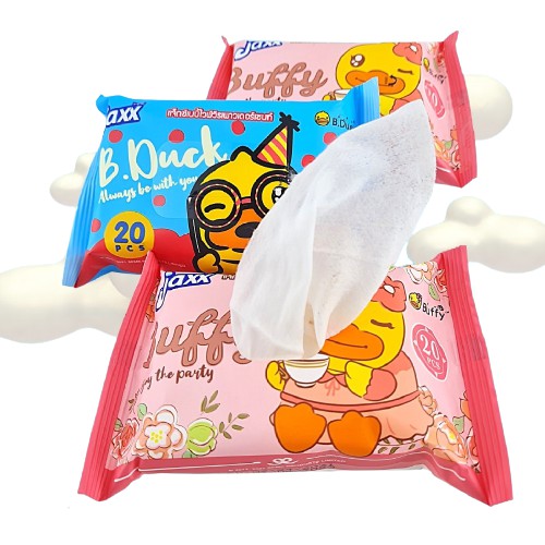 ทิชชู่เปียก ราคาถูก 1ห่อ 20แผ่น เบบี้ไวพ์ขนาดพกพา ผ้าเช็ดทำความสะอาดสูตรไร้แอกอฮอล์
