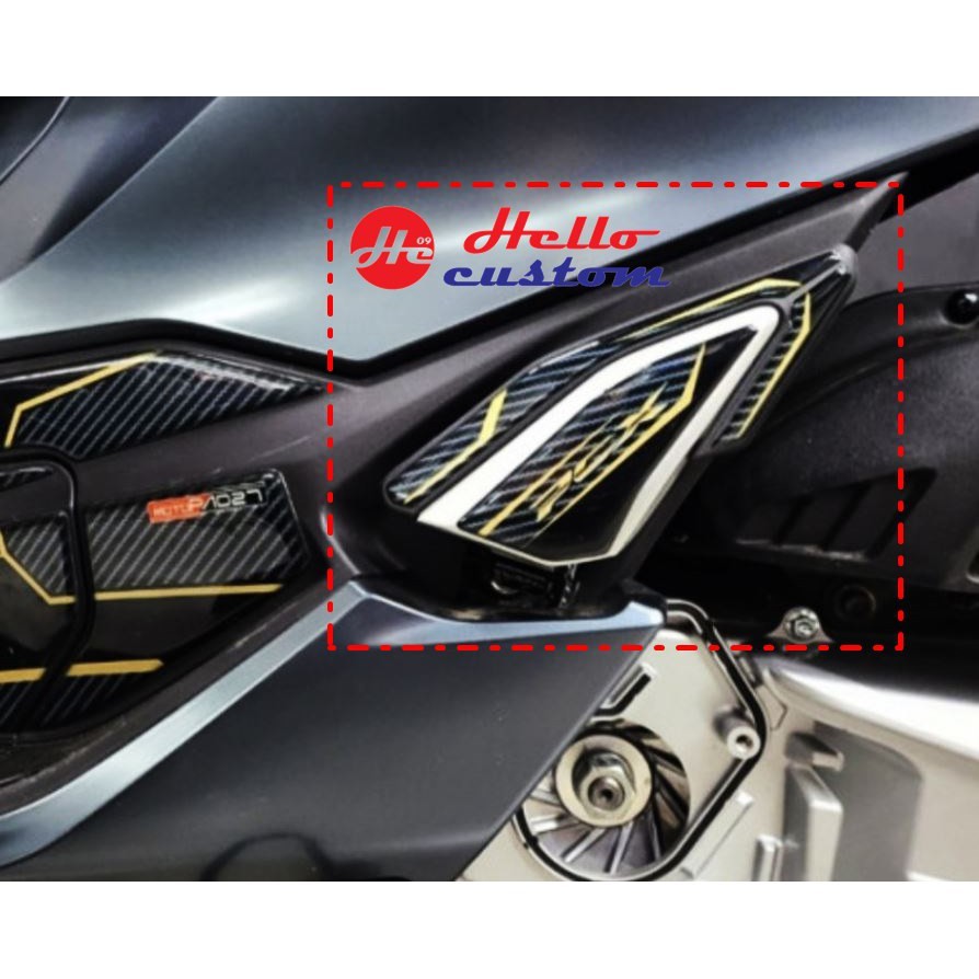 สติ๊กเกอร์กันรอยพักเท้าหลัง Allnew PCX 160