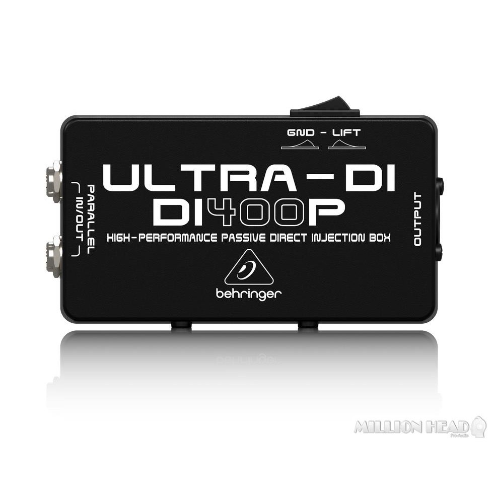 Behringer : ULTRA-DI DI400P ( DI Box แบบ Passive ไม่ต้องใช้ถ่าน คุณภาพดี )