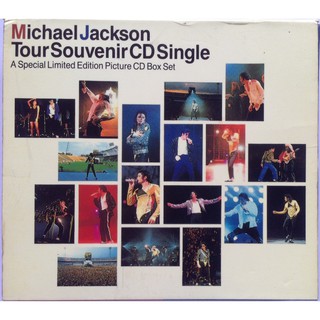 5 CD 5 ซีดีเพลง Michael Jackson Tour Souvenir CD Single A Special Limited Edition Picture CD Box Set ลิขสิทธ์