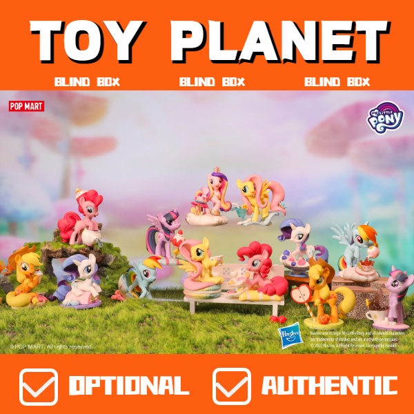 [TOY Planet] ตุ๊กตาของเล่น POP MART Popmart ART TOY My Little Pony น่ารัก สําหรับเด็ก