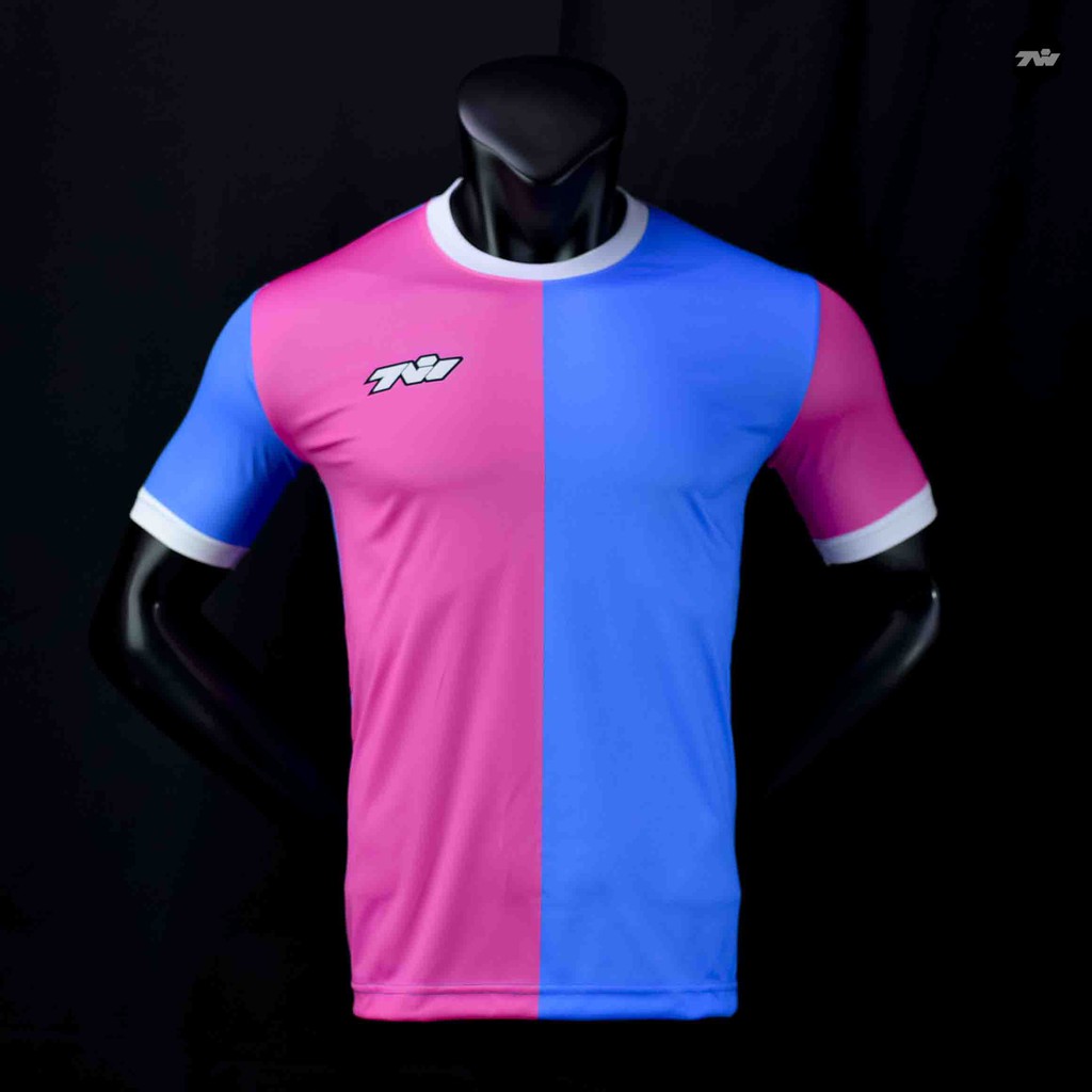 เสื้อกีฬา TWSPORT สีฟ้าชมพู สวนกุหลาบ