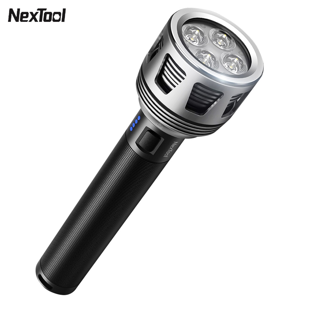 Nextool ไฟฉาย 3600 Lumens ระยะไกล 450 เมตร 5 โหมดไฟ สําหรับตั้งแคมป์ ผจญภัย กลางแจ้ง ฯลฯ