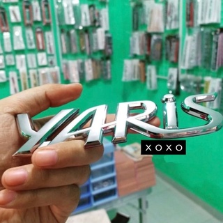 โลโก้ YARIS ตัวหนังสือฝาท้าย