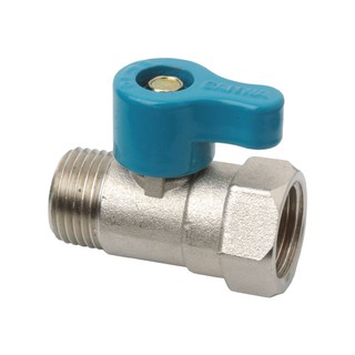 มินิบอลวาล์ว มินิบอลวาล์ว MALE/FEMALE SANWA 1/2 นิ้ว วาล์วน้ำ งานระบบประปา SANWA 1/2" BRASS MALE/FEMALE MINI BALL VALVE