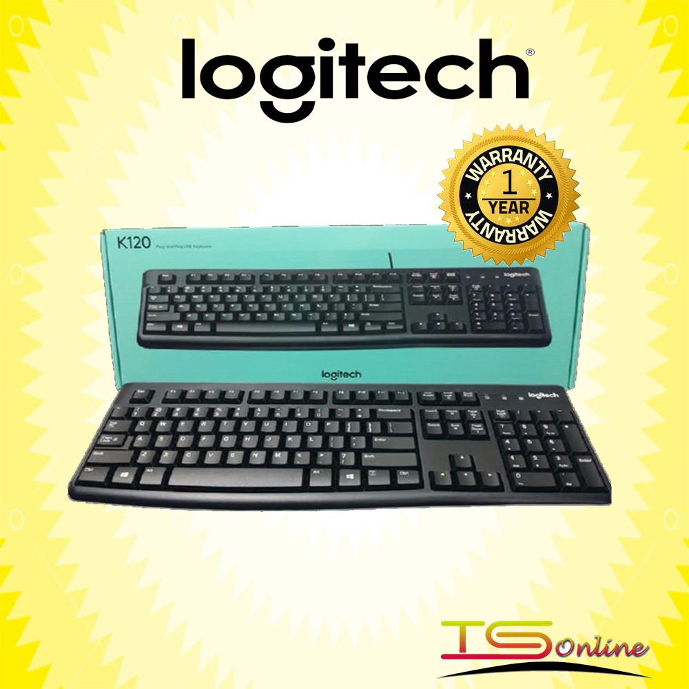 Logitech K120 USB Keboard (เดสก์ท็อป แล็ปท็อป)