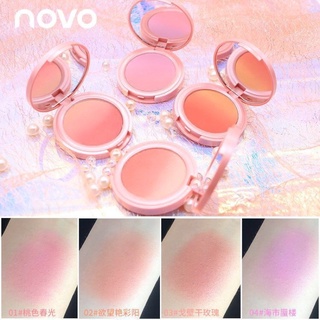 No.5259 Novo Pretty For You Silky Rounge โนโว  บลัชออนเนื้อแมทพาสเทลสีสวยๆ