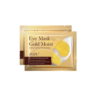 มาส์กใต้ตา Zozu Eye Mask Gold Moist คอลลาเจนทองคำบริสุทธิ์ [7.5 g.] ลดรอยคล้ำ ตีนกา