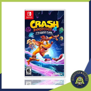 Crash Bandicoot 4 Its About Time Nintendo Switch Game แผ่นแท้มือ1!!!!! (Crash 4 Switch)